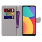 For Alcatel 1L (2021) Coloured Drawing Cross Texture Horizontal Flip PU Leather Case with Holder & Card Slots & Wallet & Lanyard(Upskirt) - 3