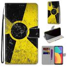 For Alcatel 1L (2021) Coloured Drawing Cross Texture Horizontal Flip PU Leather Case with Holder & Card Slots & Wallet & Lanyard(Yellow Black Logo) - 1