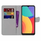 For Alcatel 1S (2021) Coloured Drawing Cross Texture Horizontal Flip PU Leather Case with Holder & Card Slots & Wallet & Lanyard(Leather Shoes Cat) - 3