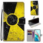 For Xiaomi Redmi Note 9 5G / Note 9T Coloured Drawing Cross Texture Horizontal Flip PU Leather Case with Holder & Card Slots & Wallet & Lanyard(Yellow Black Logo) - 1