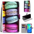 For Motorola Moto G8 Power Coloured Drawing Cross Texture Horizontal Flip PU Leather Case with Holder & Card Slots & Wallet & Lanyard(Colorful Cakes) - 1