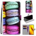 For Xiaomi Poco X3 NPC Coloured Drawing Cross Texture Horizontal Flip PU Leather Case with Holder & Card Slots & Wallet & Lanyard(Colorful Cakes) - 1