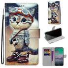 For Nokia 3.4 Coloured Drawing Cross Texture Horizontal Flip PU Leather Case with Holder & Card Slots & Wallet & Lanyard(Leather Shoes Cat) - 1