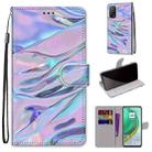 For Xiaomi Mi 10T Pro / 10T / K30s Coloured Drawing Cross Texture Horizontal Flip PU Leather Case with Holder & Card Slots & Wallet & Lanyard(Fluorescent Water Texture) - 1