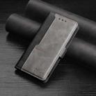 For iPhone 11 Pro Retro Texture Contrast Color Side Buckle Horizontal Flip Leather Case with Holder & Card Slots & Wallet (Black) - 1
