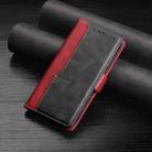 For iPhone 12 mini Retro Texture Contrast Color Side Buckle Horizontal Flip Leather Case with Holder & Card Slots & Wallet (Red) - 1