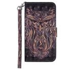 For iPhone 11 Pro Laser 3D Pattern Colored Drawing Horizontal Flip Leather Case with Holder & Card Slots & Wallet(Owl) - 1