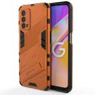 For OPPO A93 5G Punk Armor 2 in 1 PC + TPU Shockproof Case with Invisible Holder(Orange) - 1