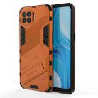 For OPPO F17 Pro Punk Armor 2 in 1 PC + TPU Shockproof Case with Invisible Holder(Orange) - 1