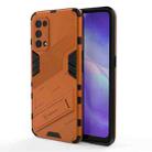 For OPPO Reno5 5G Punk Armor 2 in 1 PC + TPU Shockproof Case with Invisible Holder(Orange) - 1