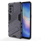 For OPPO Reno5 Pro Punk Armor 2 in 1 PC + TPU Shockproof Case with Invisible Holder(Grey) - 1