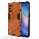 For OPPO Reno5 Pro Punk Armor 2 in 1 PC + TPU Shockproof Case with Invisible Holder(Orange) - 1