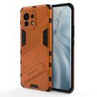 For Xiaomi Mi 11 Punk Armor 2 in 1 PC + TPU Shockproof Case with Invisible Holder(Orange) - 1