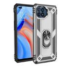 For OPPO Reno4 Lite Shockproof TPU + PC Protective Case with 360 Degree Rotating Holder(Silver) - 1