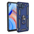 For OPPO Reno4 Lite Shockproof TPU + PC Protective Case with 360 Degree Rotating Holder(Blue) - 1