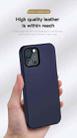 For iPhone 12 mini TOTUDESIGN Royal Series PU Leather Case (Blue) - 5