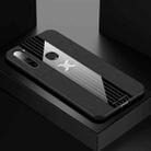 For Xiaomi Redmi Note 8 XINLI Stitching Cloth Texture Shockproof TPU Protective Case(Black) - 1