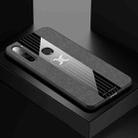 For Xiaomi Redmi Note 8 XINLI Stitching Cloth Texture Shockproof TPU Protective Case(Gray) - 1