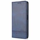 For vivo Y52s AZNS Magnetic Calf Texture Horizontal Flip Leather Case with Card Slots & Holder & Wallet(Dark Blue) - 1