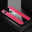 For Xiaomi Mi 6X / A2 XINLI Stitching Cloth Texture Shockproof TPU Protective Case(Red) - 1