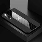 For Xiaomi Mi 9 SE XINLI Stitching Cloth Texture Shockproof TPU Protective Case(Black) - 1