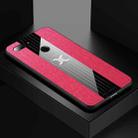 For Xiaomi Mi 8 Lite XINLI Stitching Cloth Texture Shockproof TPU Protective Case(Red) - 1
