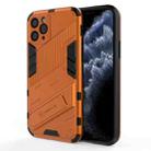 For iPhone 11 Pro Punk Armor 2 in 1 PC + TPU Shockproof Case with Invisible Holder (Orange) - 1