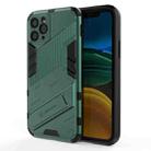 For iPhone 11 Punk Armor 2 in 1 PC + TPU Shockproof Case with Invisible Holder (Green) - 1