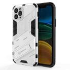 For iPhone 11 Punk Armor 2 in 1 PC + TPU Shockproof Case with Invisible Holder (White) - 1