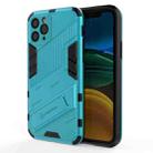 For iPhone 11 Punk Armor 2 in 1 PC + TPU Shockproof Case with Invisible Holder (Blue) - 1