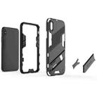 For iPhone XR Punk Armor 2 in 1 PC + TPU Shockproof Case with Invisible Holder(Green) - 5