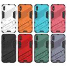 For iPhone XR Punk Armor 2 in 1 PC + TPU Shockproof Case with Invisible Holder(Green) - 8