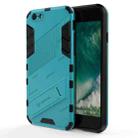Punk Armor 2 in 1 PC + TPU Shockproof Case with Invisible Holder For iPhone 6 & 6s(Blue) - 1