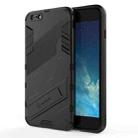 Punk Armor 2 in 1 PC + TPU Shockproof Case with Invisible Holder For iPhone 6 Plus & 6s  Plus(Black) - 1