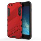 Punk Armor 2 in 1 PC + TPU Shockproof Case with Invisible Holder For iPhone 6 Plus & 6s  Plus(Red) - 1