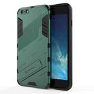 Punk Armor 2 in 1 PC + TPU Shockproof Case with Invisible Holder For iPhone 6 Plus & 6s  Plus(Green) - 1