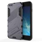 Punk Armor 2 in 1 PC + TPU Shockproof Case with Invisible Holder For iPhone 6 Plus & 6s  Plus(Grey) - 1