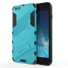 Punk Armor 2 in 1 PC + TPU Shockproof Case with Invisible Holder For iPhone 6 Plus & 6s  Plus(Blue) - 1