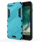 Punk Armor 2 in 1 PC + TPU Shockproof Case with Invisible Holder For iPhone 7 Plus & 8  Plus(Blue) - 1