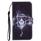 For iPhone 11 Pro Coloured Drawing Pattern Horizontal Flip Leather Case with Holder & Card Slots & Wallet(Chimpanzee) - 1