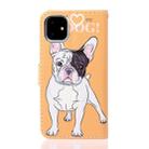 For iPhone 11 Coloured Drawing Pattern Horizontal Flip Leather Case with Holder & Card Slots & Wallet(Heart Dog) - 3