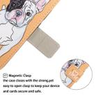 For iPhone 11 Coloured Drawing Pattern Horizontal Flip Leather Case with Holder & Card Slots & Wallet(Heart Dog) - 6