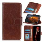 For LG K53 Nappa Texture Horizontal Flip Leather Case with Holder & Card Slots & Wallet(Brown) - 1