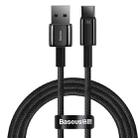 Baseus CATWJ-B01 1m USB to USB-C / Type-C Fast Charging Data Cable 66W(Black) - 1