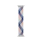 WIWU Woven Single Loop Hit Color Watch Band For Apple Watch Series 9&8&7 41mm / SE 3&SE 2&6&SE&5&4 40mm / 3&2&1 38mm, Size:S(Pink+Dark Blue+Lake Blue) - 1