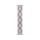 WIWU Woven Single Loop Hit Color Watch Band For Apple Watch Series 9&8&7 41mm / SE 3&SE 2&6&SE&5&4 40mm / 3&2&1 38mm, Size:L(Gray+Pink+Lake Blue) - 1