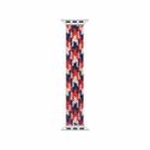 WIWU Woven Single Loop Hit Color Watch Band For Apple Watch Series 9&8&7 41mm / SE 3&SE 2&6&SE&5&4 40mm / 3&2&1 38mm, Size:L(Pink+Red+Dark Blue) - 1