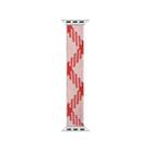 WIWU Woven Single Loop Hit Color Watch Band For Apple Watch Ultra 49mm&Watch Ultra 2 49mm / Series 9&8&7 45mm / SE 3&SE 2&6&SE&5&4 44mm / 3&2&1 42mm, Size:S(Pink+Red) - 1