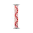 WIWU Woven Single Loop Hit Color Watch Band For Apple Watch Ultra 49mm&Watch Ultra 2 49mm / Series 9&8&7 45mm / SE 3&SE 2&6&SE&5&4 44mm / 3&2&1 42mm, Size:M(Pink+Red) - 1