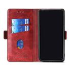 Retro Texture Contrast Color Side Buckle Horizontal Flip Leather Case with Holder & Card Slots & Wallet For Asus Zenfone 7 ZS670KS(Red) - 6
